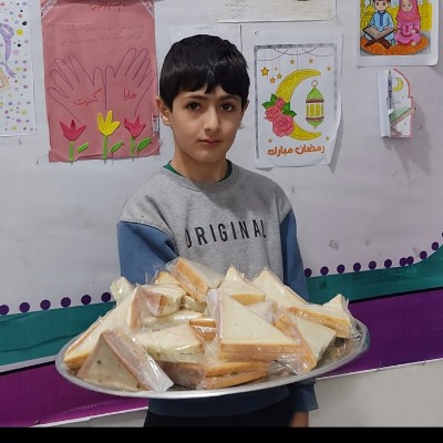 برپایی موکب به مناسبت شهادت حضرت علی(ع)🏴 و دانش آموزان شهید مدرسه شهرستان میناب🖤